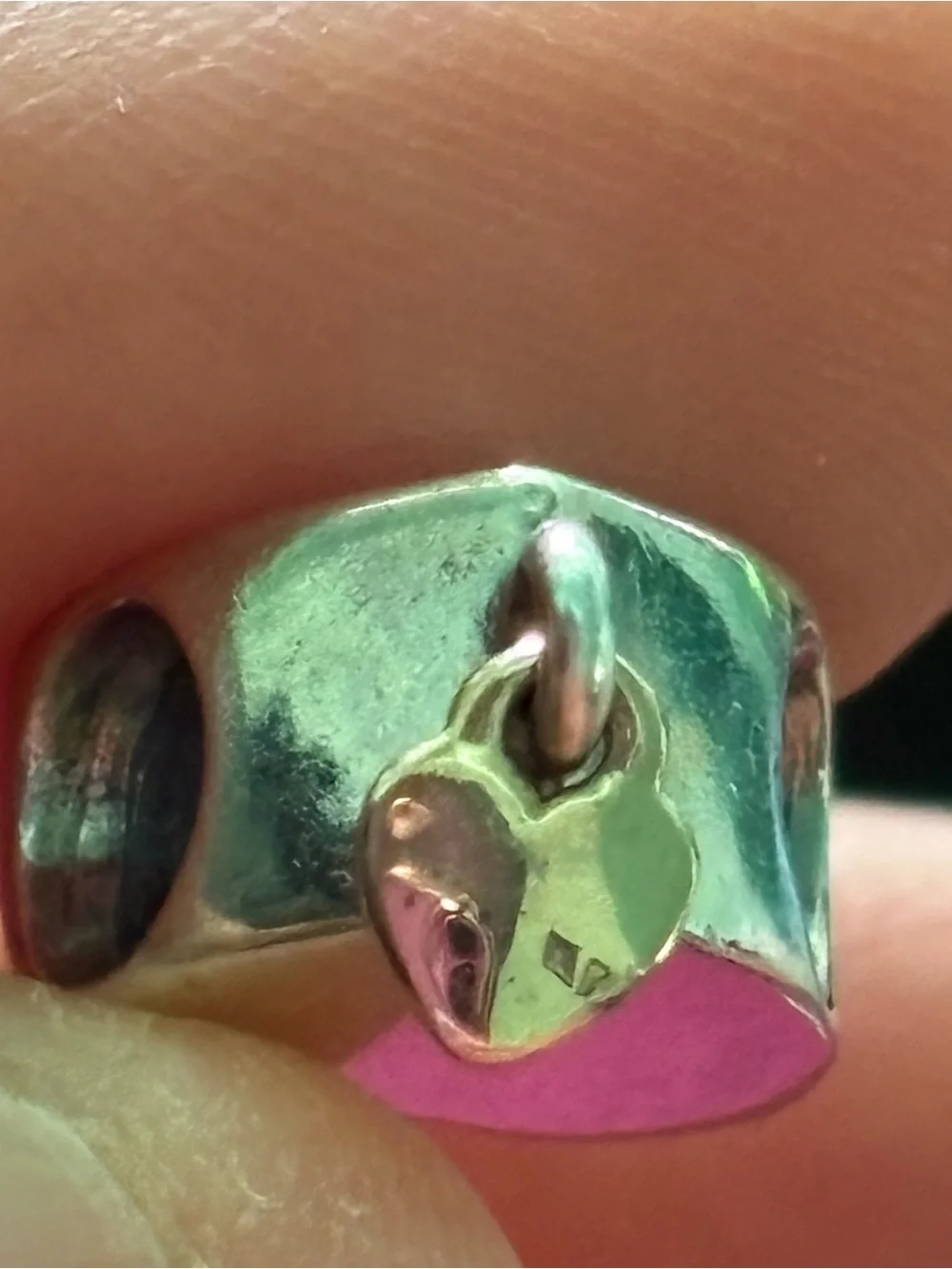 Pandora polished silver
